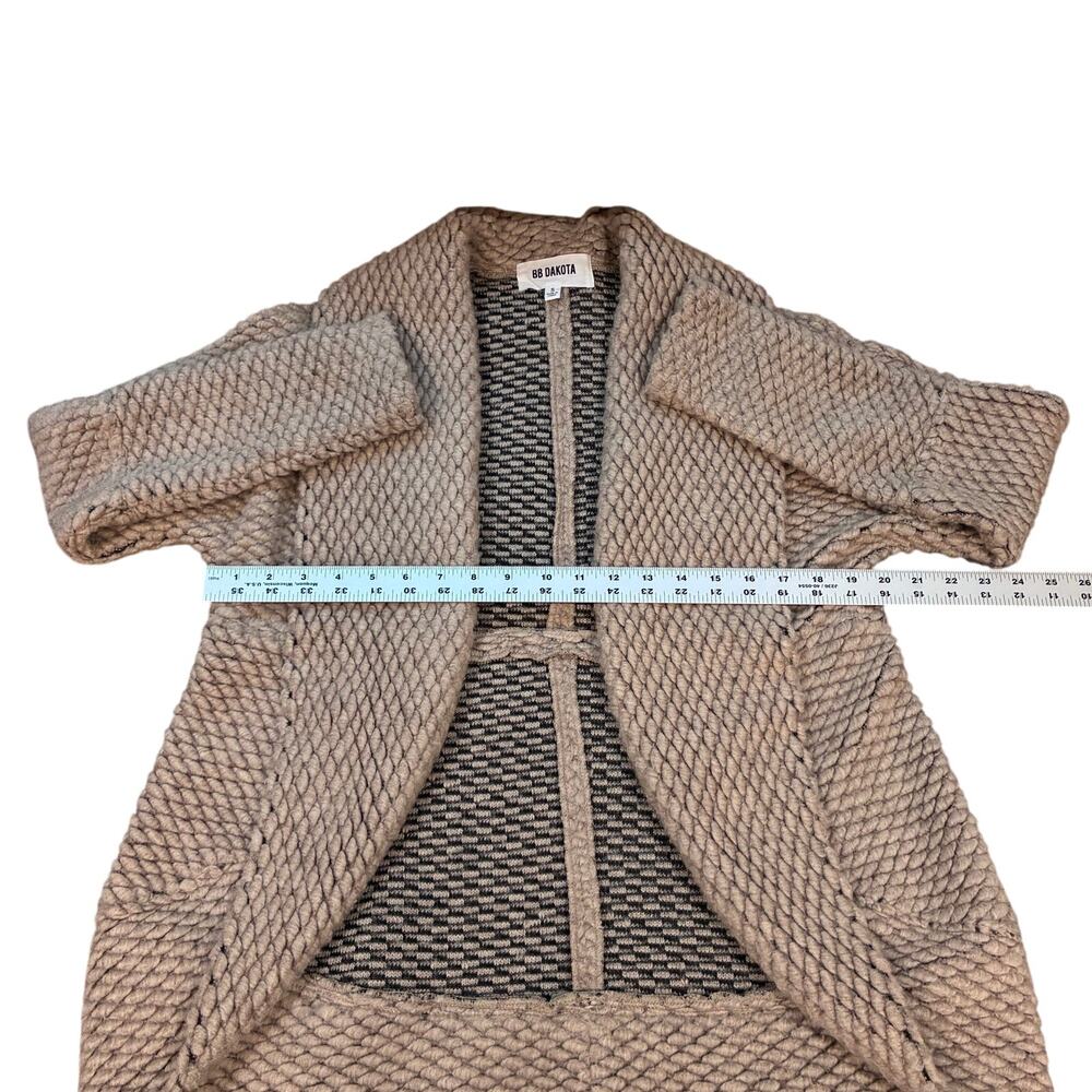 BB Dakota Chunky Knit Cocoon Cardigan Sweater Sz Small - Picture 6 of 7